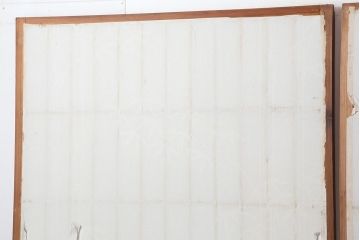 アンティーク建具　木味が魅力の縦額入り障子戸4枚セット(引き戸、建具)(R-037102)