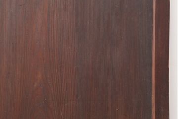 アンティーク建具　和製アンティーク　明治大正期　杉材一枚板のシンプルな板戸2枚セット(帯戸、建具、引き戸)(R-037112)
