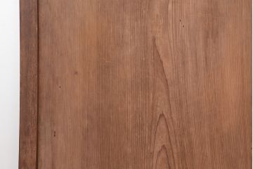 アンティーク建具　和製アンティーク　明治大正期　杉材一枚板のシンプルな板戸2枚セット(帯戸、建具、引き戸)(R-037112)
