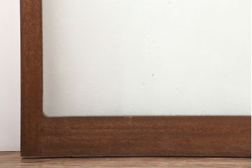 レトロ建具　昭和レトロ　昭和中期　趣たっぷりのガラス戸3枚セット(引き戸、建具)(R-037113)