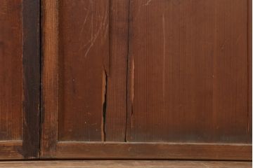 アンティーク建具　和製アンティーク　明治大正期　裏障子付き!和モダンな雰囲気の格子帯戸4枚セット(引き戸、建具)(R-037114)