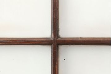 アンティーク建具　和製アンティーク　昭和初期　幅狭　和洋折衷の空間にも馴染むガラス戸2枚セット(引き戸、建具)(R-037116)