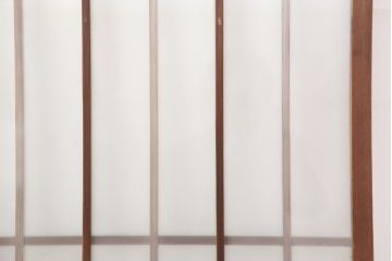 レトロ建具　昭和レトロ　昭和初期　懐かしい雰囲気のガラス戸2枚セット(窓、引き戸)(R-037123)