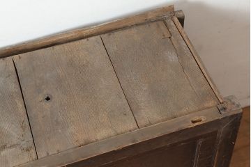 アンティーク家具　前面ケヤキ材・ヒノキ材　水屋箪笥サイドボード(テレビ台、収納棚)(R-037148)