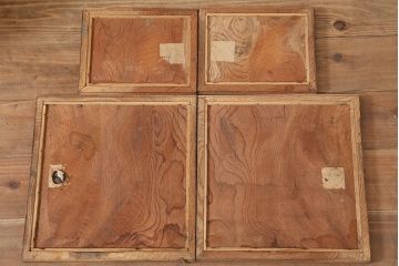 アンティーク家具　和の空間を高める茶箪笥(茶棚、収納棚、戸棚)(R-037149)