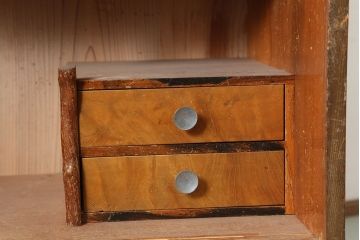 アンティーク家具　和の空間を高める茶箪笥(茶棚、収納棚、戸棚)(R-037149)