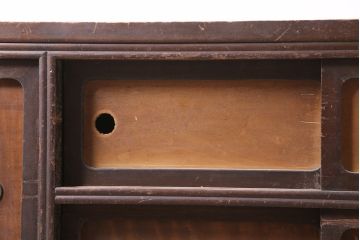 アンティーク家具　大正昭和初期　和風テレビ台(収納棚、ローボード)(R-037150)