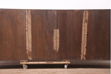 アンティーク家具　大正昭和初期　和風テレビ台(収納棚、ローボード)(R-037150)