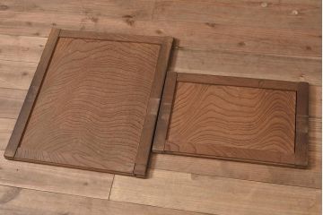 アンティーク家具　前面ケヤキ材　ダイナミックな杢目が魅力の収納箪笥(関東水屋箪笥、キャビネット、収納棚)(R-037151)