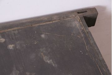 アンティーク家具　明治大正期　丸桟引き戸の六尺水屋箪笥サイドボード(テレビ台、収納棚)(R-037152)