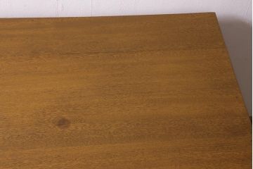 レトロ家具　昭和中期　広々使える両袖デスク(ワークデスク、在宅ワーク、在宅用、両袖机)(R-037167)