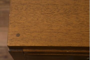 レトロ家具　昭和中期　広々使える両袖デスク(ワークデスク、在宅ワーク、在宅用、両袖机)(R-037167)