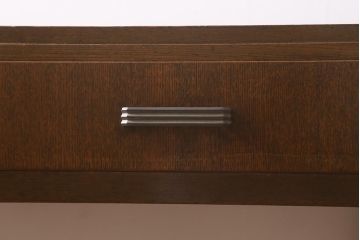 和製アンティーク　栓材　昭和中期　栓材の細やかな杢目が味わい深い平机(ワークデスク、机、在宅ワーク、在宅用)(R-037168)