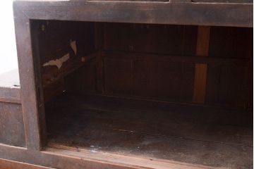 アンティーク家具　明治期　三方ケヤキ材　上手物　和の情緒あふれる階段箪笥(R-037181)