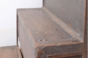 アンティーク家具　明治期　三方ケヤキ材　上手物　和の情緒あふれる階段箪笥(R-037181)