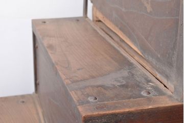 アンティーク家具　明治期　三方ケヤキ材　上手物　和の情緒あふれる階段箪笥(R-037181)