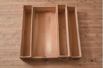 アンティーク家具　古民具　明治大正期　上手物!和の情緒あふれる佇まいの重ね階段箪笥(R-037182)