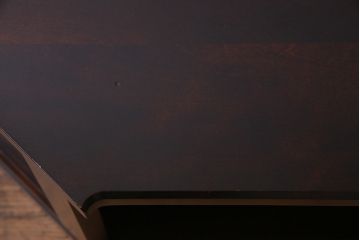 中古　北海道民芸家具　シックな雰囲気が素敵なコーナーボード(テレビ台、ローボード)