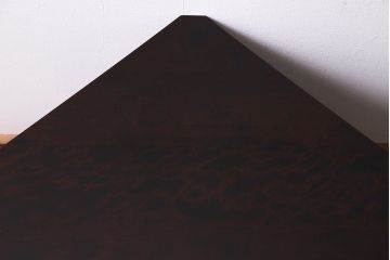 中古　北海道民芸家具　シックな雰囲気が素敵なコーナーボード(テレビ台、ローボード)