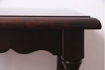 中古　北海道民芸家具　シックな雰囲気が素敵なサイドテーブル(花台、棚)