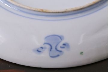 アンティーク雑貨　明治期　色絵　伊万里　6寸3分皿3枚セット(和食器)(R-037198)