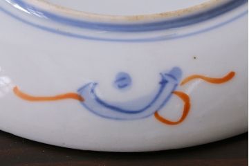 アンティーク雑貨　明治期　色絵　伊万里　6寸3分皿3枚セット(和食器)(R-037198)