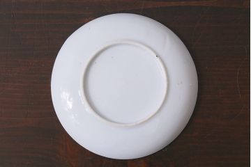 アンティーク雑貨　大正昭和初期　図変わり金魚図　印判皿3枚セット(和食器、小皿)(R-037201)