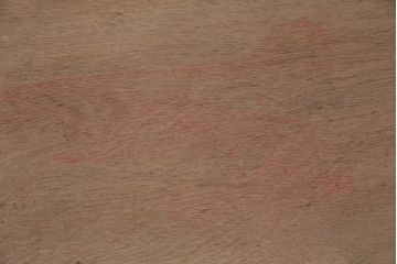 アンティーク家具　昭和初期　ストリップド(剥離)　ナラ材　花の透かし彫りが可憐な雰囲気の文机(ローテーブル)(R-037206)