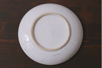 アンティーク雑貨　昭和初期　波千鳥　印判皿4枚セット(和食器)(R-037213)