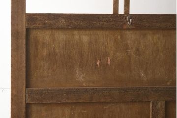アンティーク家具　昭和中期　レトロな雰囲気漂うフック付き衝立(つい立て、パーテーション)(R-037252)