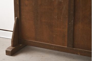 アンティーク家具　昭和中期　レトロな雰囲気漂うフック付き衝立(つい立て、パーテーション)(R-037252)