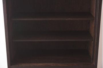 アンティーク家具　和製アンティーク　ノスタルジックな雰囲気漂う食器棚(ガラス戸棚、キャビネット、収納棚)(R-037257)