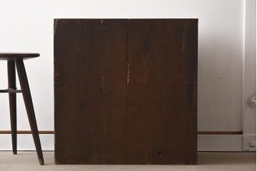 アンティーク家具　古民具・骨董　明治期　片開き戸付きの風情ある小タンス(引き出し、時代箪笥、整理タンス)(R-037263)