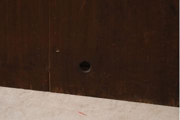 アンティーク家具　古民具・骨董　明治期　片開き戸付きの風情ある小タンス(引き出し、時代箪笥、整理タンス)(R-037263)