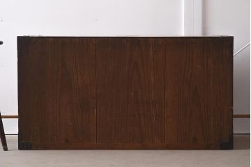 アンティーク家具　和製アンティーク　明治期　和の雰囲気高める衣装箪笥(引き出し、和タンス、ローチェスト、時代箪笥)(R-037265)