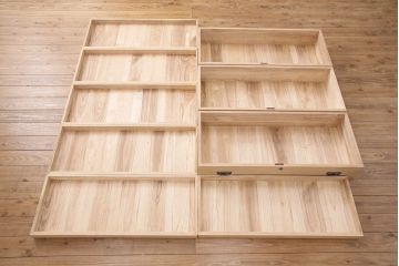 アンティーク家具　あたたかな和の空間を演出する柔らか木肌の衣装タンス(和タンス、箪笥、桐箪笥、桐たんす)(R-037267)