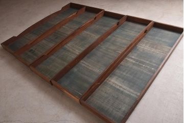 アンティーク家具　上手物!　楠(クスノキ)材　大正ロマンな衣装盆付き和タンス(衣装箪笥、チェスト、着物箪笥、収納箪笥)(R-037287)
