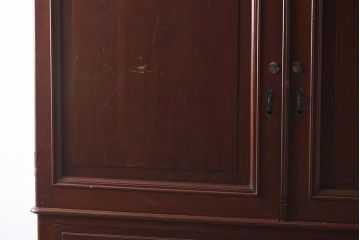 アンティーク家具　上手物!　楠(クスノキ)材　大正ロマンな衣装盆付き和タンス(衣装箪笥、チェスト、着物箪笥、収納箪笥)(R-037287)