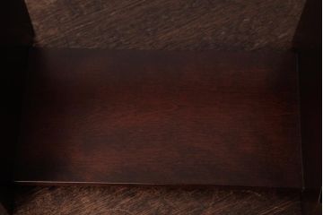 中古　民芸家具　幅の調整可能!　シンプルで便利な本立て(ブックスタンド)(R-037289)