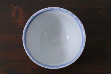 アンティーク雑貨　江戸期　伊万里　染付蕎麦猪口2個セット(向付)(R-037290)