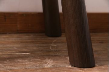 中古　日本製　オーク材　カントリースタイルにぴったりなつくりの良いスツール(椅子、イス、飾り棚、花台、サイドテーブル)(R-037297)