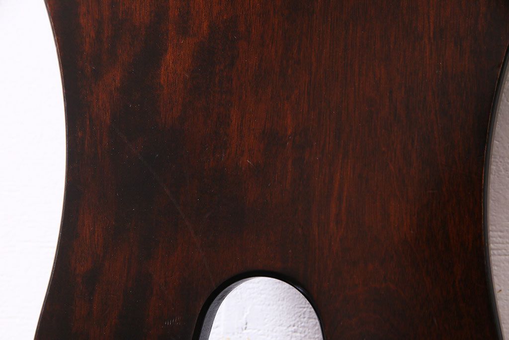 中古　伝統民芸家具　神居民芸　気品漂う和モダンなチェア(椅子、板座チェア)(R-037301)