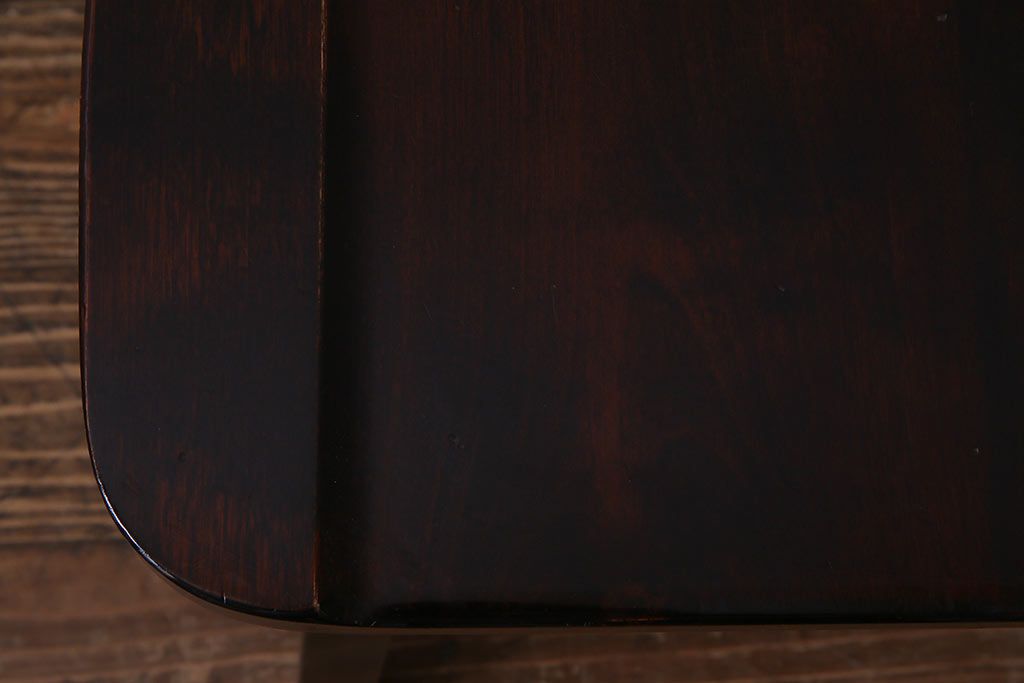 中古　伝統民芸家具　神居民芸　気品漂う和モダンなチェア(椅子、板座チェア)(R-037302)