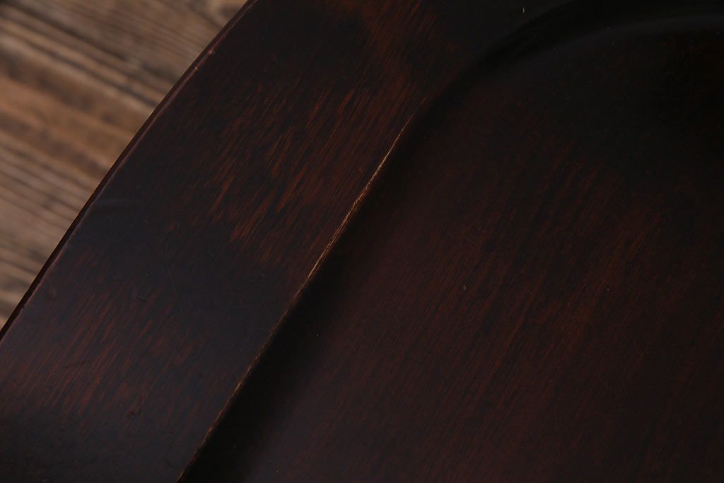 中古　伝統民芸家具　神居民芸　気品漂う和モダンなチェア(椅子、板座チェア)(R-037302)