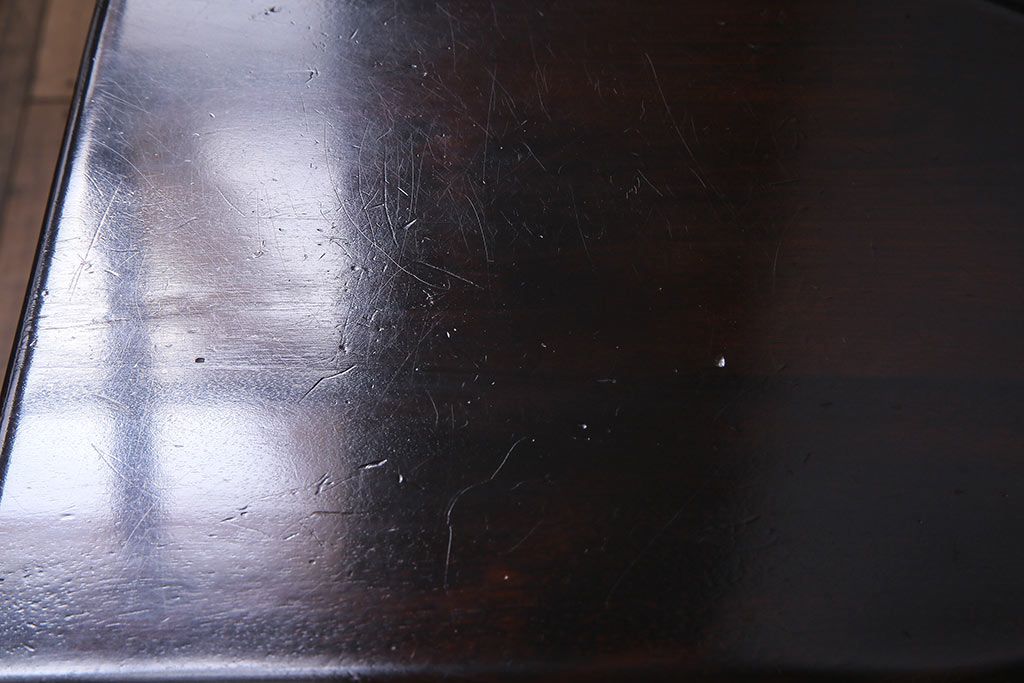 中古　伝統民芸家具　神居民芸　気品漂う和モダンなチェア(椅子、板座チェア)(R-037302)