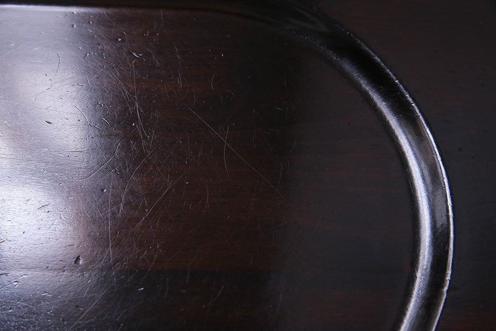 中古　伝統民芸家具　神居民芸　気品漂う和モダンなチェア(椅子、板座チェア)(R-037302)