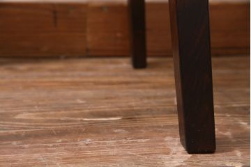 中古　伝統民芸家具　神居民芸　気品漂う和モダンなチェア(椅子、板座チェア)(R-037302)