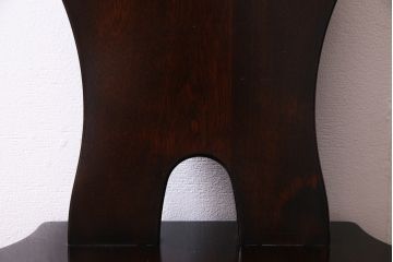 中古　伝統民芸家具　神居民芸　気品漂う和モダンなチェア(椅子、板座チェア)(R-037303)