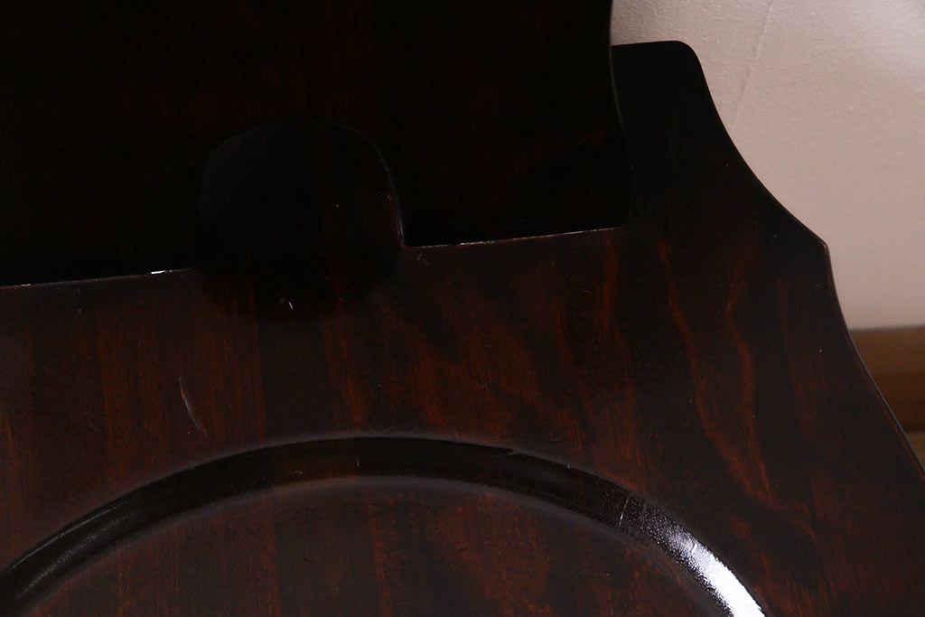 中古　伝統民芸家具　神居民芸　気品漂う和モダンなチェア(椅子、板座チェア)(R-037303)