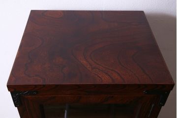 【S様・O様ご決済用】中古　岩谷堂箪笥　No.114　スリムで便利な多目棚(収納棚、キャビネット)(定価約30万円)(R-037305)